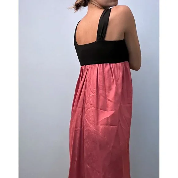 Donna Karan Black & Pink Silk Nightgown Size Small - Picture 3 of 6